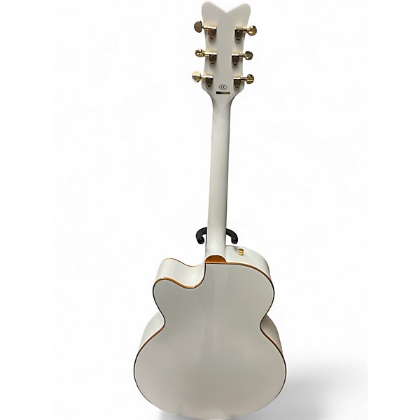 Used Gretsch Guitars G5022C Rancher Falcon White Acoustic Electric Guitar