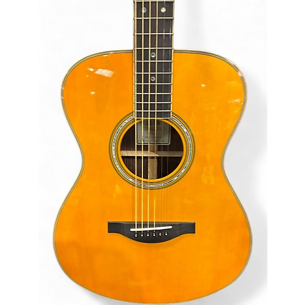 Used Yamaha LSTA Vintage Natural Acoustic Electric Guitar