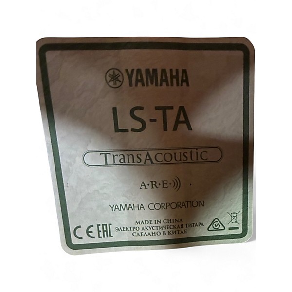 Used Yamaha LSTA Vintage Natural Acoustic Electric Guitar