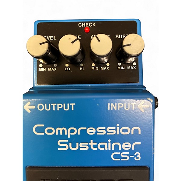 Used 2020s BOSS CS3 Compressor Sustainer Effect Pedal