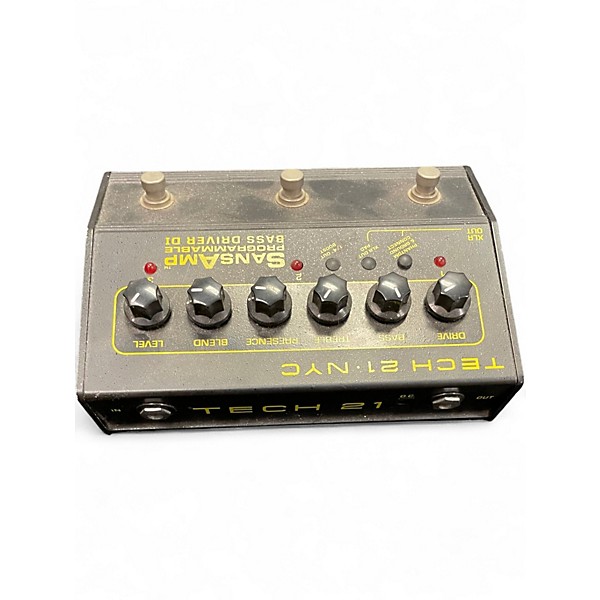 Used Tech 21 Sansamp PBDR Bass Driver DI Bass Effect Pedal