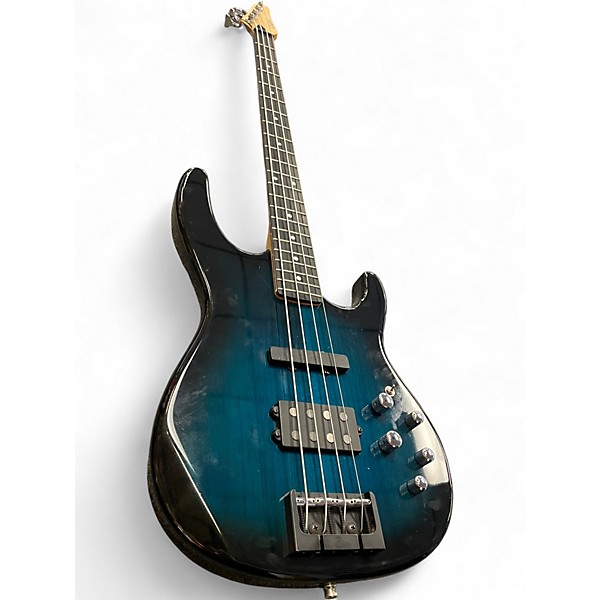 Used Carvin B4 Blue Burst Electric Bass Guitar