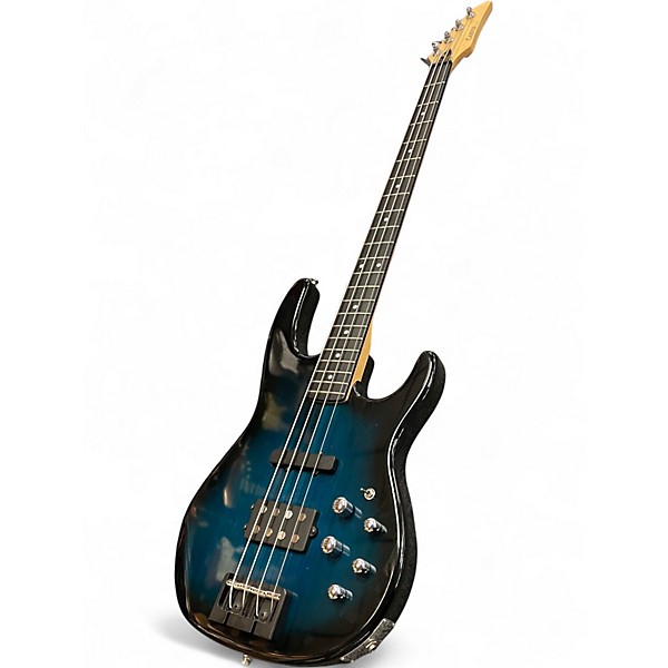 Used Carvin B4 Blue Burst Electric Bass Guitar