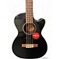 Used Fender CB-60SCE Black Acoustic Bass Guitar