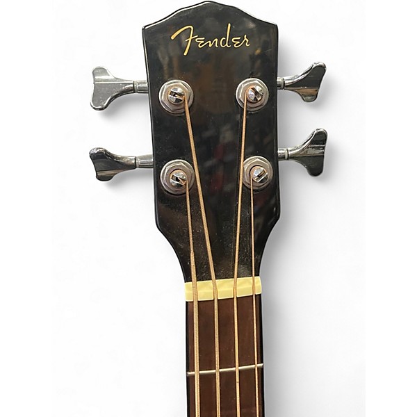 Used Fender CB-60SCE Black Acoustic Bass Guitar