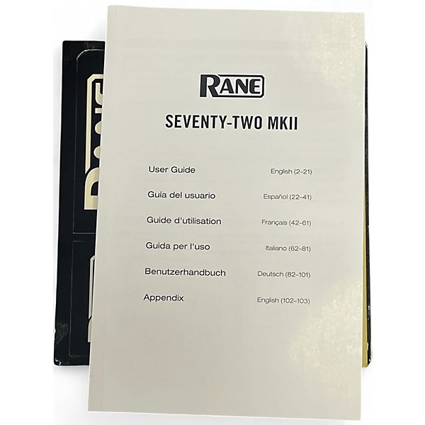 Used RANE Seventy-Two DJ Mixer
