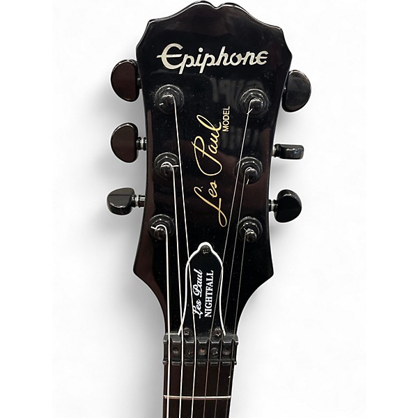 Used Epiphone Les Paul Nightfall Black Solid Body Electric Guitar