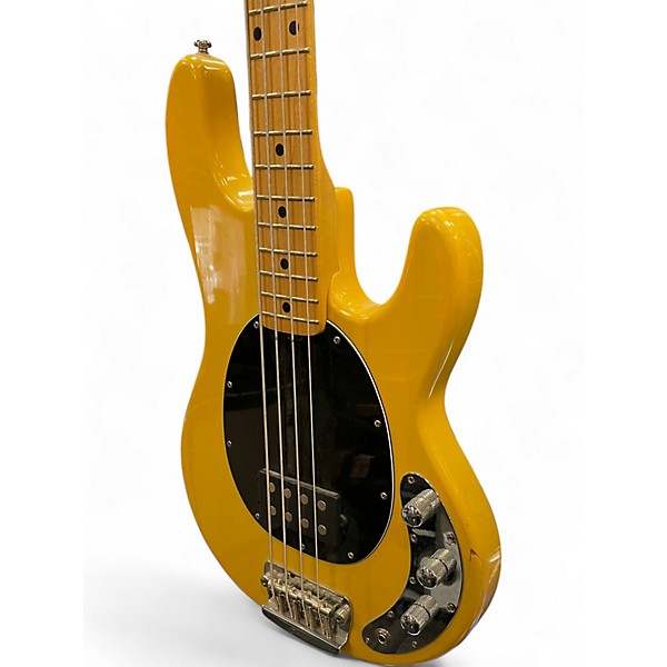 Used Sterling by Music Man Stingray Yellow Electric Bass Guitar