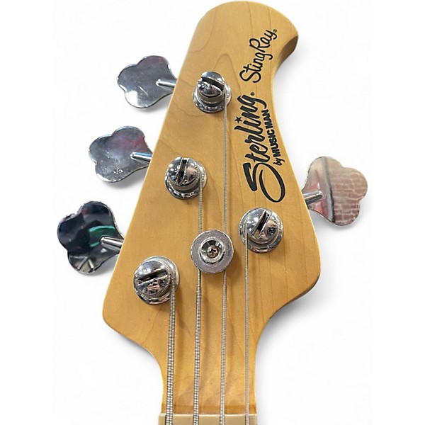 Used Sterling by Music Man Stingray Yellow Electric Bass Guitar