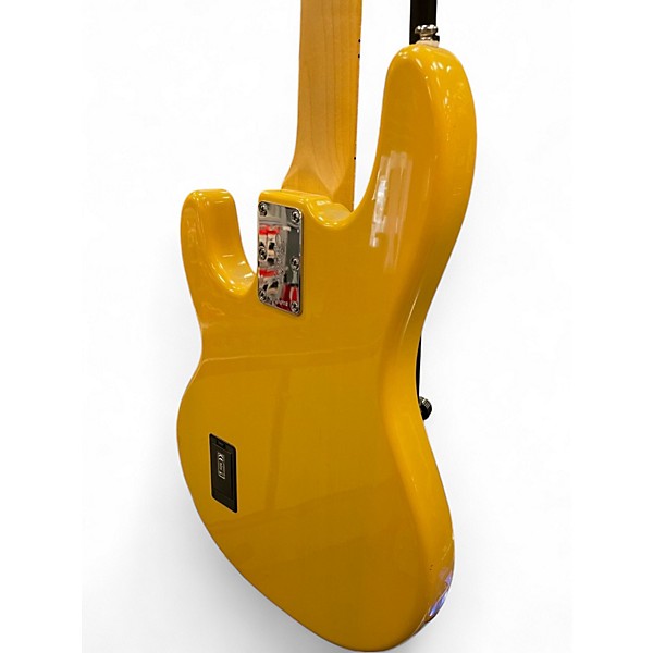Used Sterling by Music Man Stingray Yellow Electric Bass Guitar
