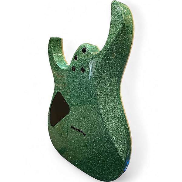 Used Ibanez RG421 Emerald Sparkle Solid Body Electric Guitar