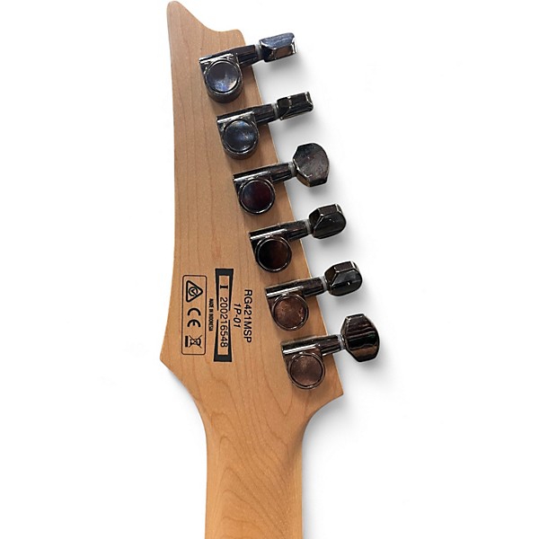 Used Ibanez RG421 Emerald Sparkle Solid Body Electric Guitar