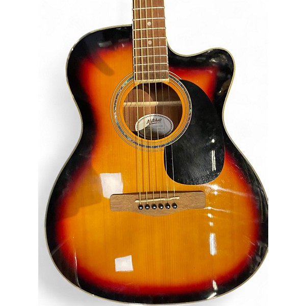Used Mitchell O120 2 Color Sunburst Acoustic Electric Guitar