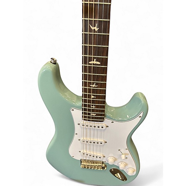 Used PRS SE Silver Sky STONE BLUE Solid Body Electric Guitar