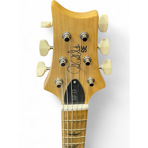 Used PRS SE NF 53 BLACK DOG HAIR Solid Body Electric Guitar