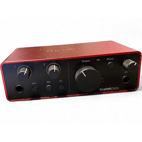 Used Focusrite Scarlett Solo Gen 4 Audio Converter