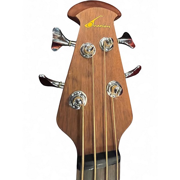 Used Ovation CC174 CELEBRITY BLACK GLOSS Acoustic Bass Guitar