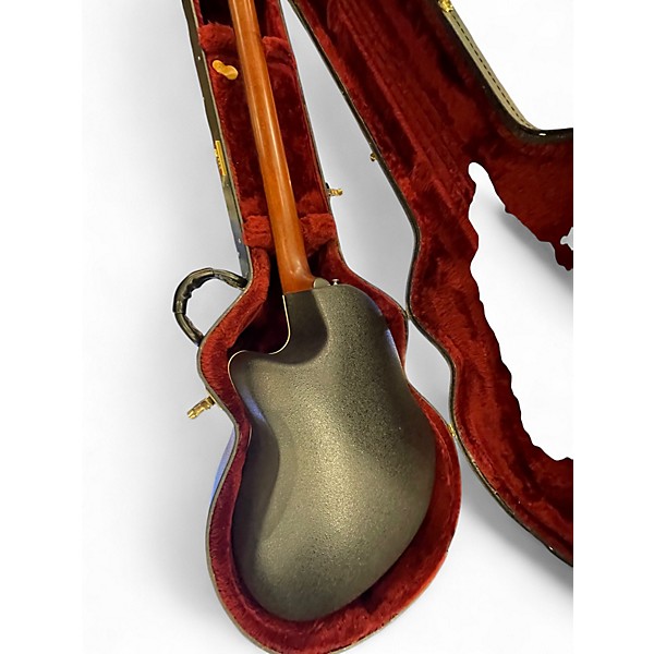 Used Ovation CC174 CELEBRITY BLACK GLOSS Acoustic Bass Guitar