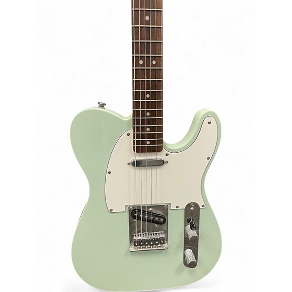 Used Squier Telecaster Surf Green Solid Body Electric Guitar