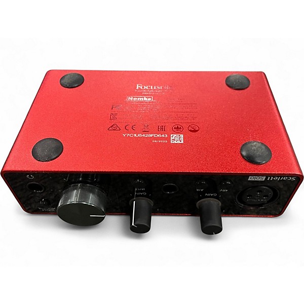 Used 2022 Focusrite Scarlett Solo Audio Interface