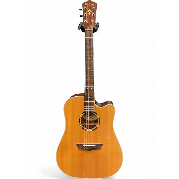 Used Washburn WLD20SCE Natural Acoustic Electric Guitar