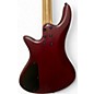 Used Schecter Guitar Research Stiletto Deluxe 4 String Crimson Red Trans Electric Bass Guitar