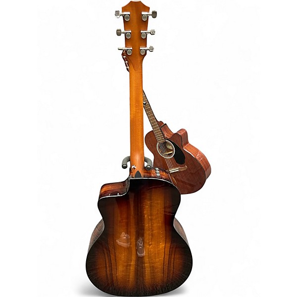 Used Taylor 214CE Deluxe Koa 3 Tone Sunburst Acoustic Electric Guitar