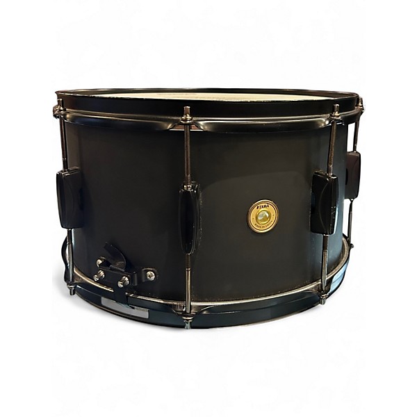 Used TAMA 8X14 Woodworks Poplar Snare Matte Black Drum