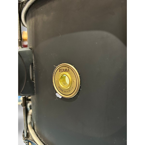 Used TAMA 8X14 Woodworks Poplar Snare Matte Black Drum
