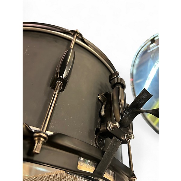 Used TAMA 8X14 Woodworks Poplar Snare Matte Black Drum