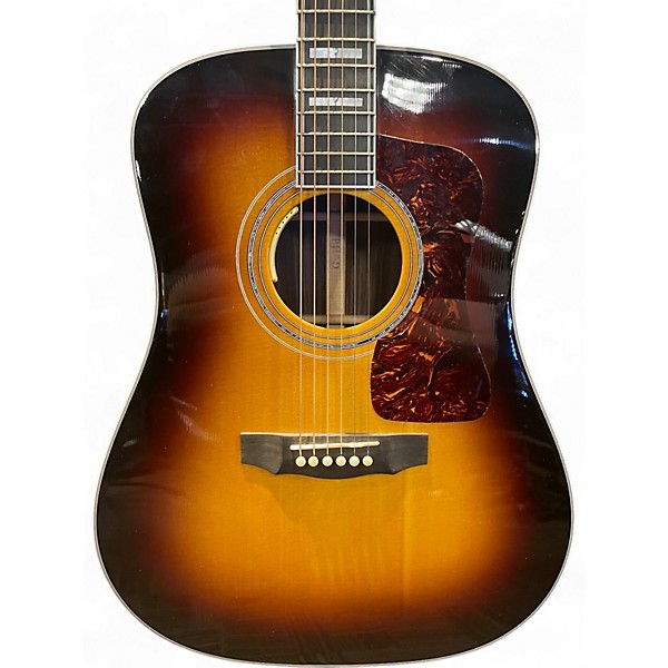 Used 2020s Guild D-55E Antique Burst Acoustic Guitar