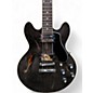 Used Gibson ES339 Trans Ebony Hollow Body Electric Guitar