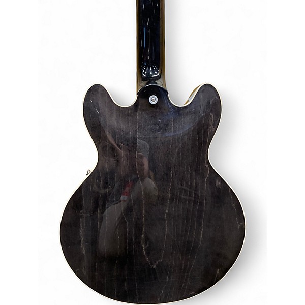 Used Gibson ES339 Trans Ebony Hollow Body Electric Guitar