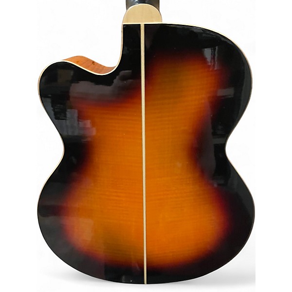 Used Michael Kelly Firefly Sunburst Acoustic Bass Guitar