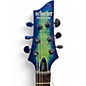 Used Schecter Guitar Research C-6 elite Green Solid Body Electric Guitar