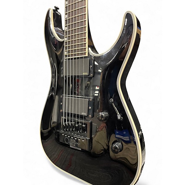Used ESP LTD MH-1007ET black Solid Body Electric Guitar