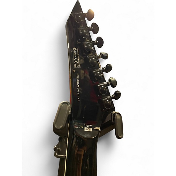 Used ESP LTD MH-1007ET black Solid Body Electric Guitar
