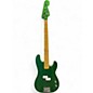 Used Fender AERODYNE PRECISION BASS GREEN Electric Bass Guitar thumbnail