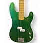 Used Fender AERODYNE PRECISION BASS GREEN Electric Bass Guitar