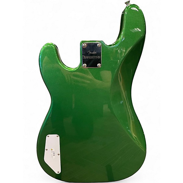 Used Fender AERODYNE PRECISION BASS GREEN Electric Bass Guitar