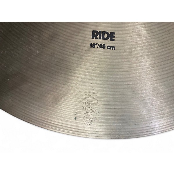 Used Zildjian 18in K Ride Cymbal