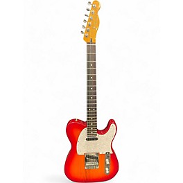 Used Fender Player Telecaster Cherry Sunburst Solid Body Electric Guitar