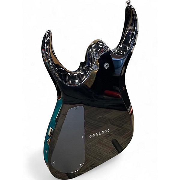 Used Jackson Pro Series Misha Mansoor Signature Juggernaut HT7FM Ocean Blue Burst Solid Body Electric Guitar