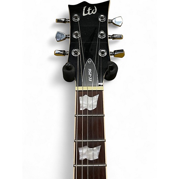 Used ESP LTD EC256 Trans Black Solid Body Electric Guitar