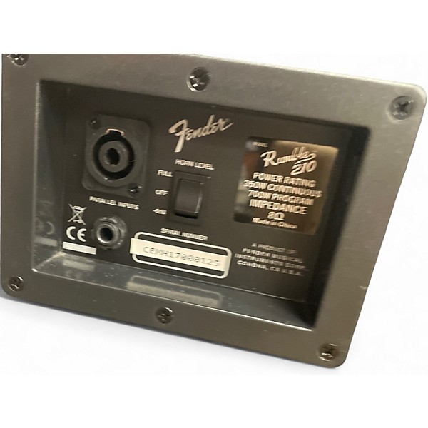 Used Fender 210 RUMBLE CABINET Bass Cabinet