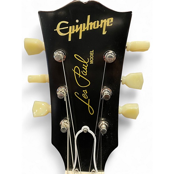 Used Epiphone Inspired by Gibson Custom 1959 Tobacco Burst Solid Body Electric Guitar