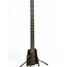 Used Steinberger XT2DB LEFT HANDED Black Electric Bass Guitar
