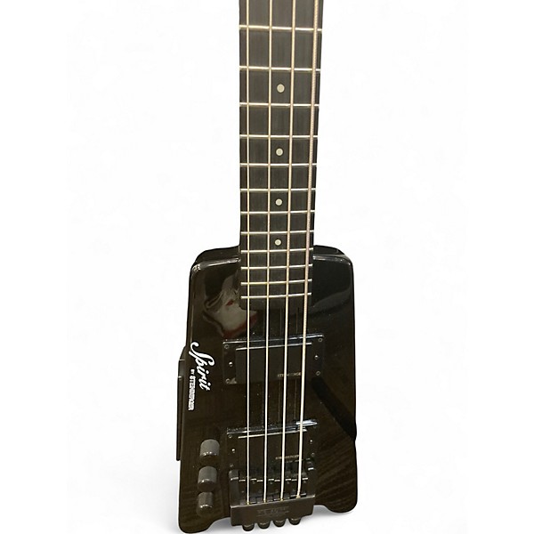 Used Steinberger XT2DB LEFT HANDED Black Electric Bass Guitar