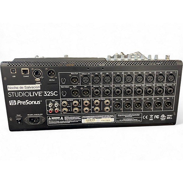 Used PreSonus Studio Live 32SC Digital Mixer