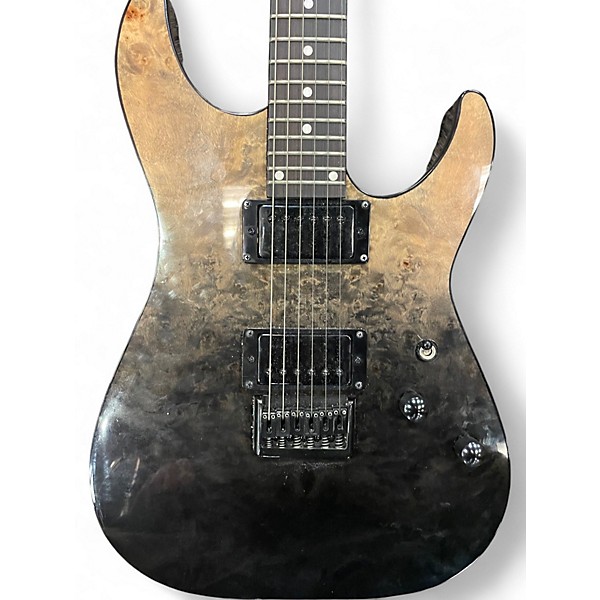 Used Schecter Guitar Research C1 Standard Black to Natural Fade Solid Body Electric Guitar